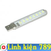 Đèn LED USB 8 LED sáng trắng